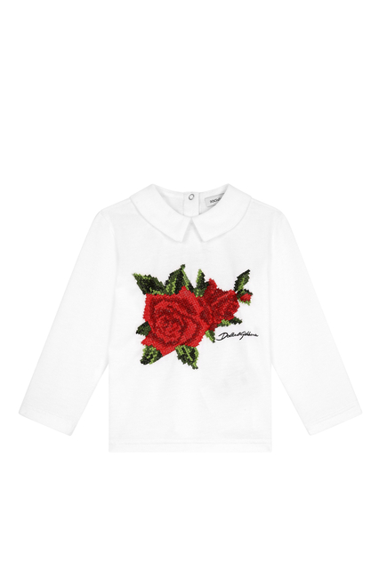 Rose Patch Top